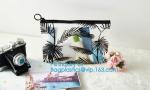 slider zipper pvc pouch clear vinyl pvc k bags, Custom Logo PVC Transparent