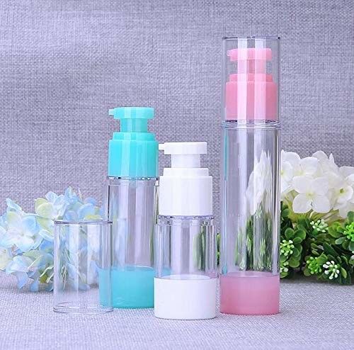 Variety Colors Airless Lotion Bottles Pink Blue White Cosmetic Pump Bottles