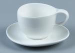 chip resistant 16 Pieces Plates Bowl Cup White Ceramic Dinnerware Sets