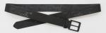 Punching Holes Decoration Mens Casual Belts With Black Painting Matt Buckle