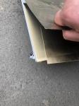 Champagne Gold Stainless Steel Sheet Cut To Size Hairline Surface With PVC Film