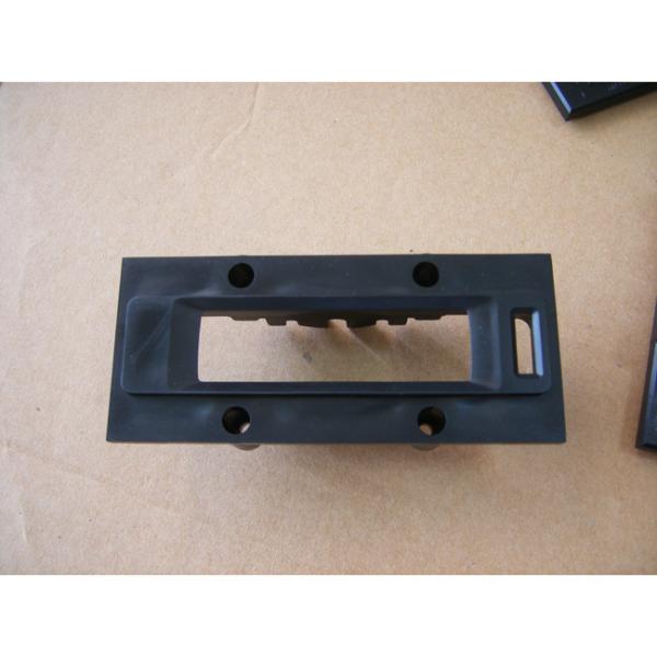 Customized Single Shot Injection Molding Texture Finish Black Goloy HRA222F