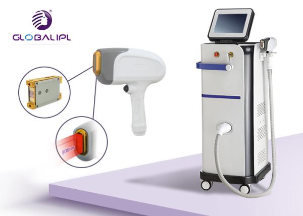Two Handles Three Wavelengths Laser Hair Removal Equipment Professional 1 - 10Hz