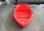 Rotomolding 8 Persons Plastic Rowing Boat For Rescuing / Fishing LLDPE A4000mm