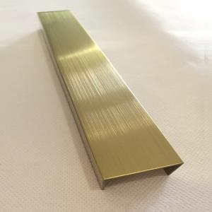 Wholesale hot sale stainless steel C channel metal profile SS trim made in china from china suppliers