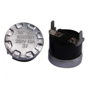 China KSD301 Boiler Bimetal Disc Thermostat 16A 250V With Quick Make / Quick Break Action on sale