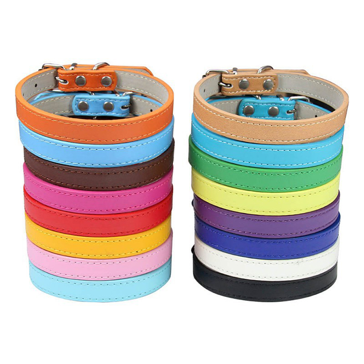 Eco-Friendly Dog Collar Smart Pet Collar Adjustable Made Vegan Leather dog