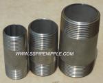Niple Acero Inoxidable 304/316 CEDULA 40 ROSCA 11/4" X 3" NPT ANSI/ASME B1.20.1