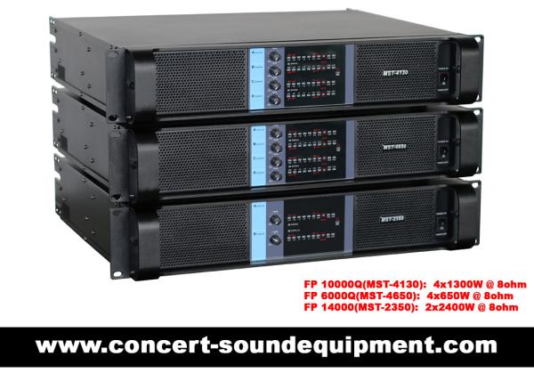 Concert Sound Equipment / 4 Channel 4x1300W Switching Amplifier FP 10000Q With