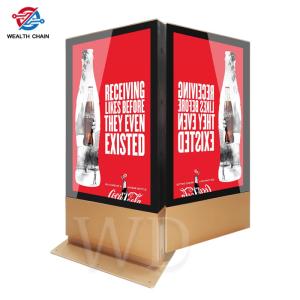 Wholesale 75 inch Dual sided digital kiosk display for retail exhibition hall restaurant multi screens HD screen from china suppliers
