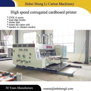 Wholesale Automatic Feeder Flexo Printing Machine , High Speed Carton Box Machine from china suppliers