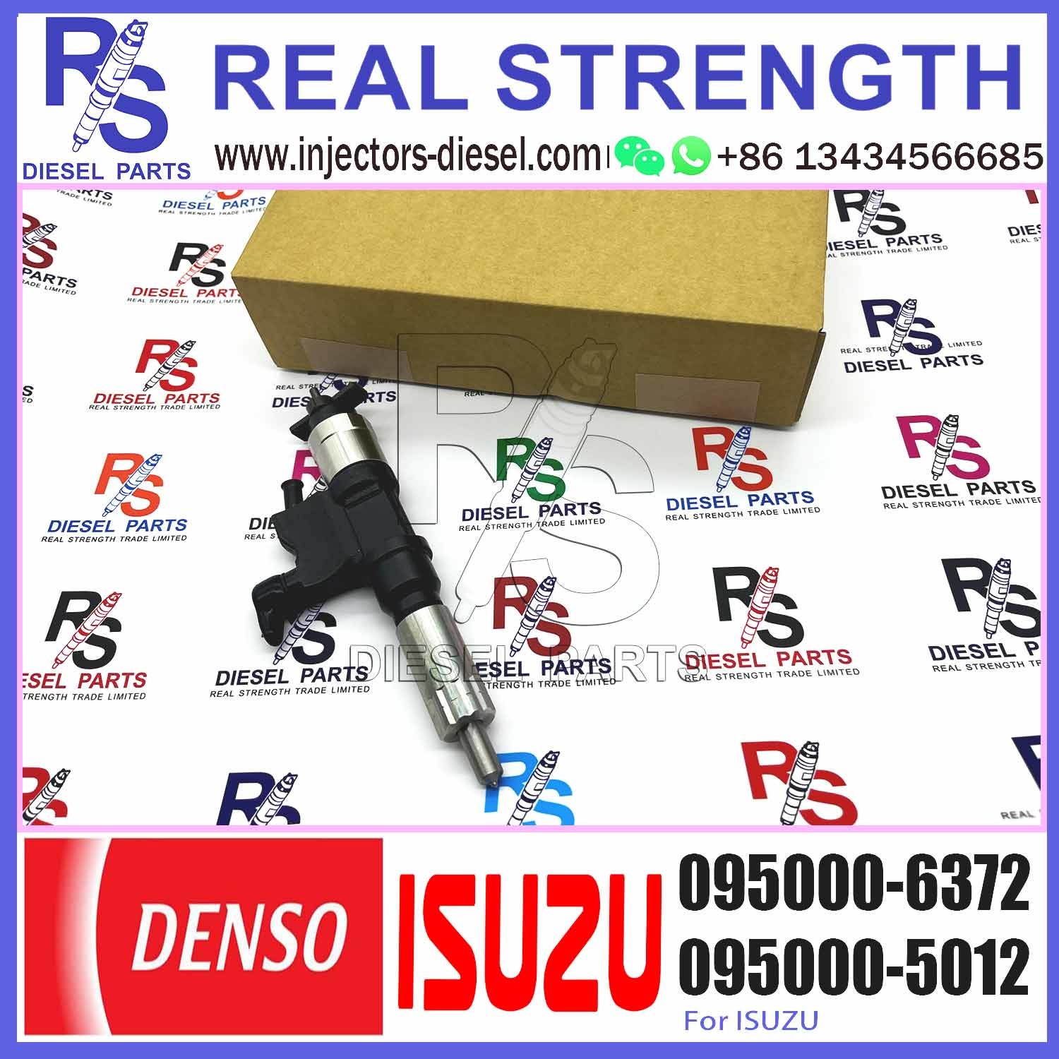 095000-6392 8-97609789-2 Diesel Common Rail Fuel Injector 095000-6372