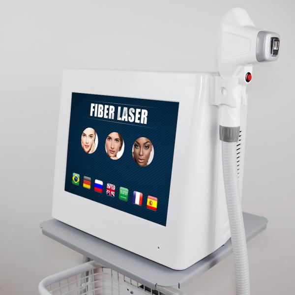 2021 New Product 808nm Wavelength Fiber&Diode Laser 2 In 1 System Hair Removal
