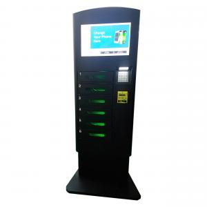 China Remote Control Posters Public Cell Phone Charging Kiosk With Advertising Function on sale