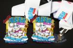 Coca Cola Zinc Alloy Custom Sports Medals , Running Race Medals Black Nicekl