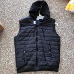 Black Navy Utility Gilet Vest Mens Black Puffer Gilet GM M G GG Size