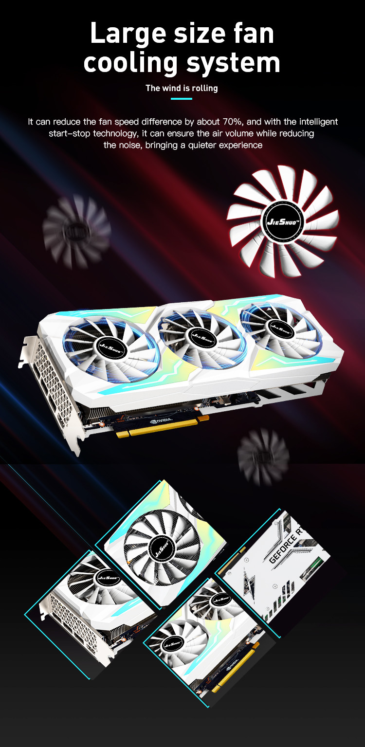 8Gb GDDR6 RTX 3070 Graphics Card 256Bit Desktop Computer Graphics Card