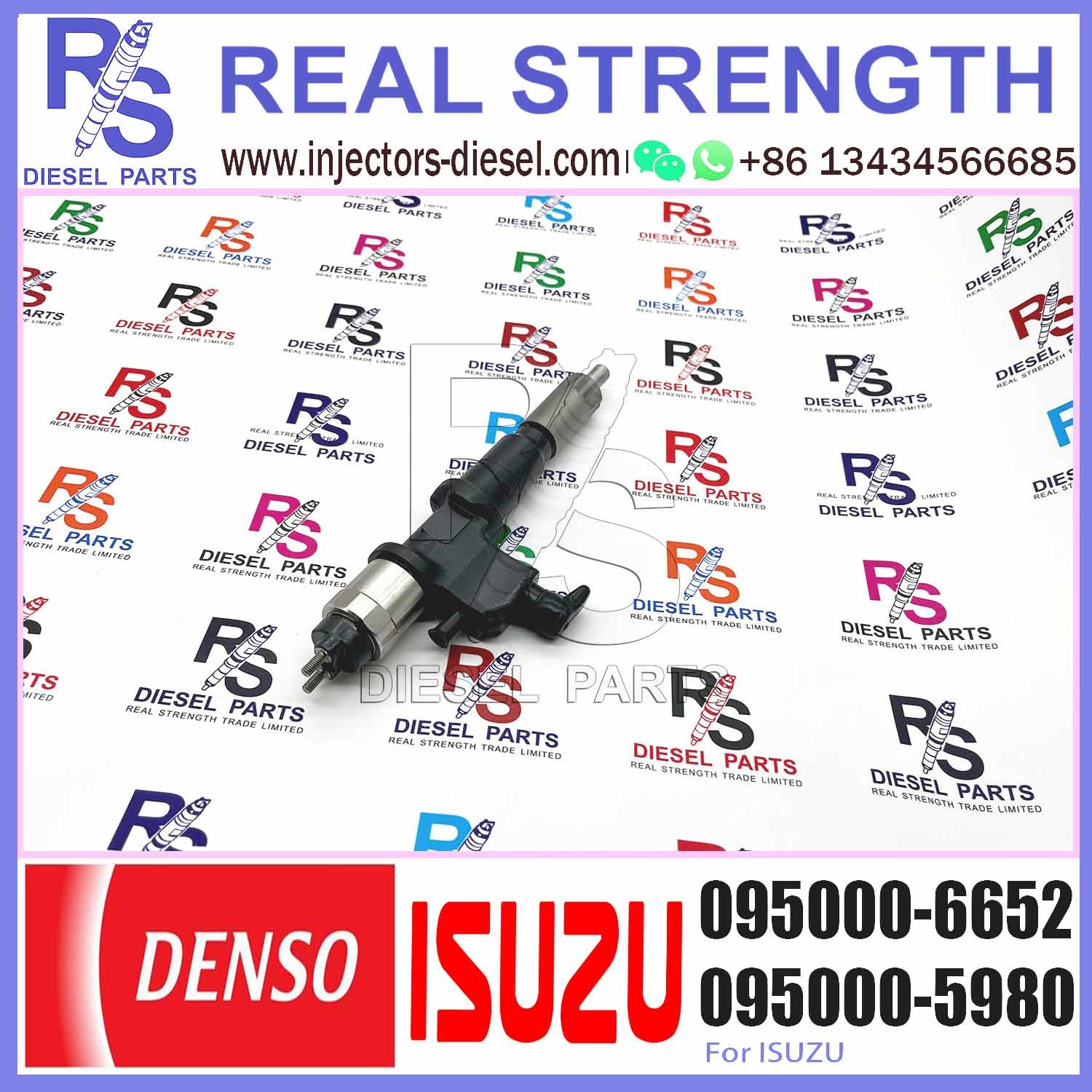 New Injector 095000-6650 095000-6651 095000-6652 for I-SUZU 8-98030550-0 8-98030550-1 8-98030550-2