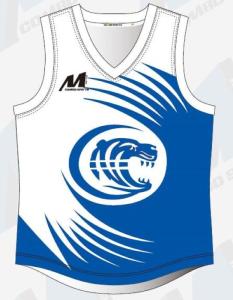Wholesale Custom Sleeveless Personalised Afl Guernsey , BSCI 300gsm Mens Tank Singlets from china suppliers