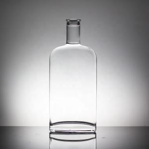 Wholesale 800ml 1000ml 3000ml Big Capacity Whisky Glass Bottle Round 500ml Square Glass Water Bottle from china suppliers