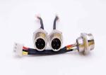 Customize Auto Video Cable M12 Male 5cm Electronics Cable
