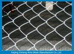Galvanized Steel Chain Link Fence For Sport Ground / School / Garden