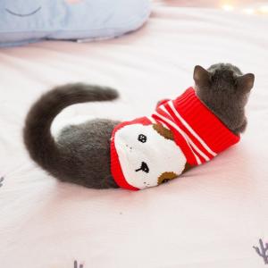 Wholesale Customized Pattern Cat Wearing Sweater , Designer Cat Clothes Size XS - XXL from china suppliers