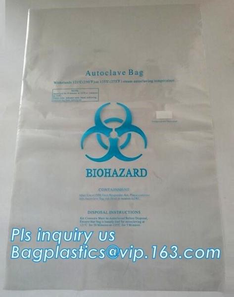 biodegradable biohazard bag/Recycled garbage bag, Polyethylene Biohazard Printed