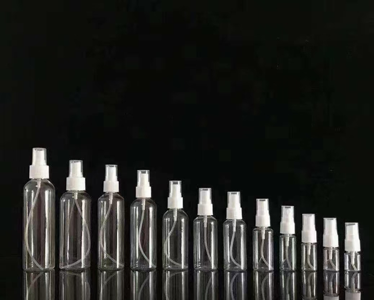 Thick Wall Clear Water Spray Bottle 30ml 60ml Pet Plastic Spray Bottles
