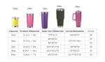 Hot and Cold Beverages Durable Spill Proof Stainless Steel Tumbler Mug with