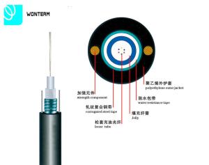 Wholesale Aerial 8/12/24 core GYXTW Optical Fiber Cable Central tube cable from china suppliers