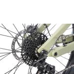 29 Inch Retro Style Mountain Electric Bike with Carbon Fiber Frame and 48V 15Ah
