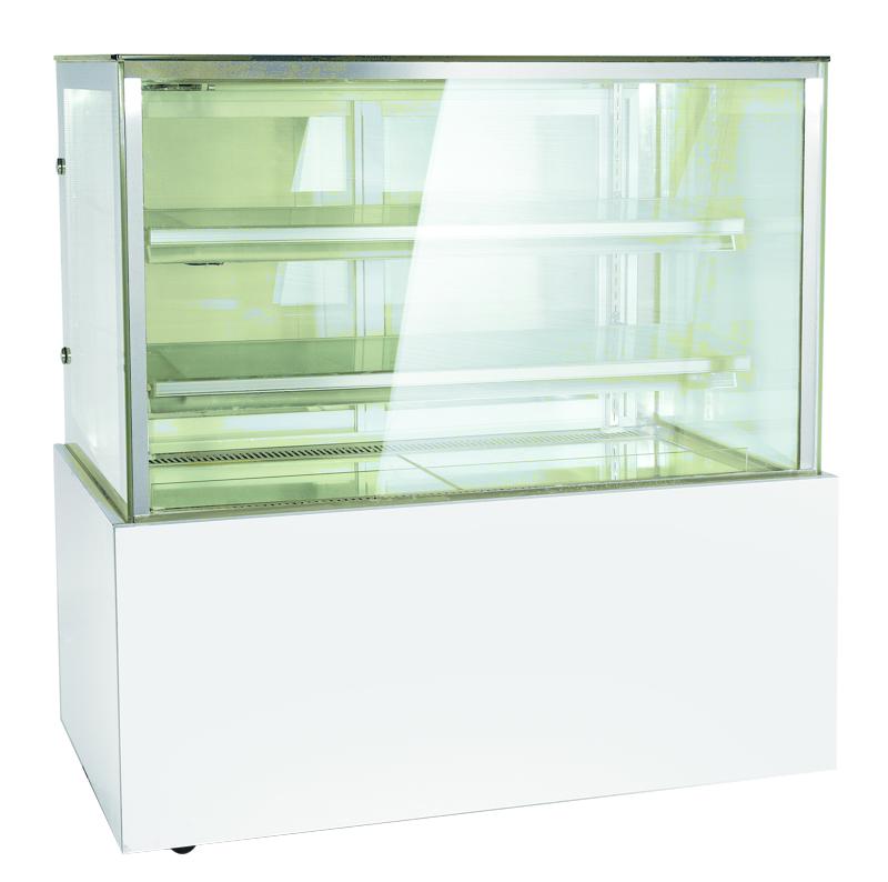 Supermarket Mini Two Layers Cake Display Freezer Dual Temperature For Shop