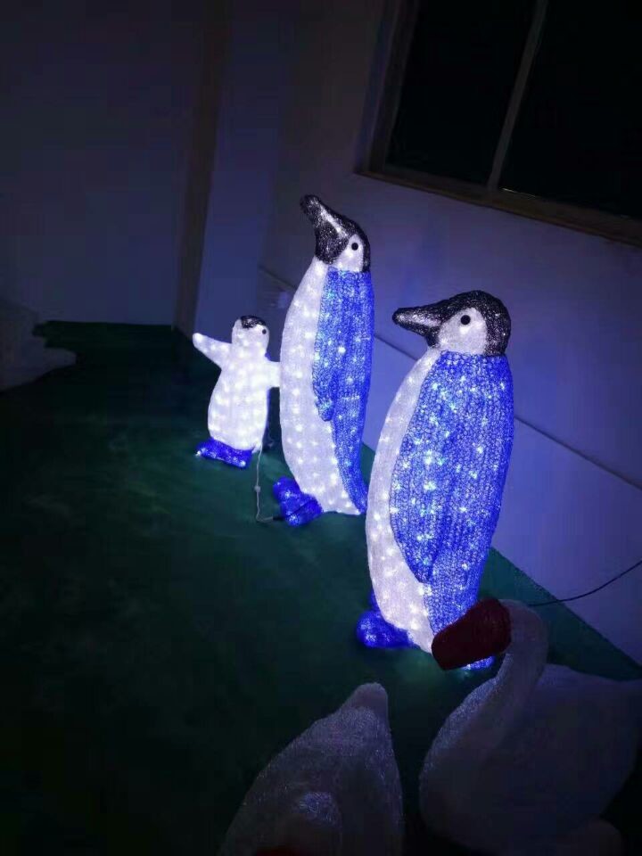 acrylic penguin light