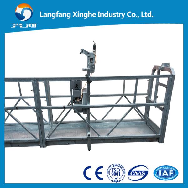 Temporary aluminum gondola , zlp630/zlp800 mast climbing suspended platform ,