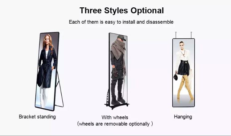 Led Video Digital Poster Displays Indoor Hight Refresh Rate P1.8 Screen
