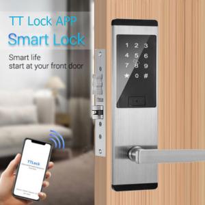 China Three Colors Optional Password Apartment Smart Door Lock with TTlock App on sale