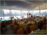 15X20 200 Seater Luxury Wedding Tents A Frame Shape 100 Km/H Wind Resistance