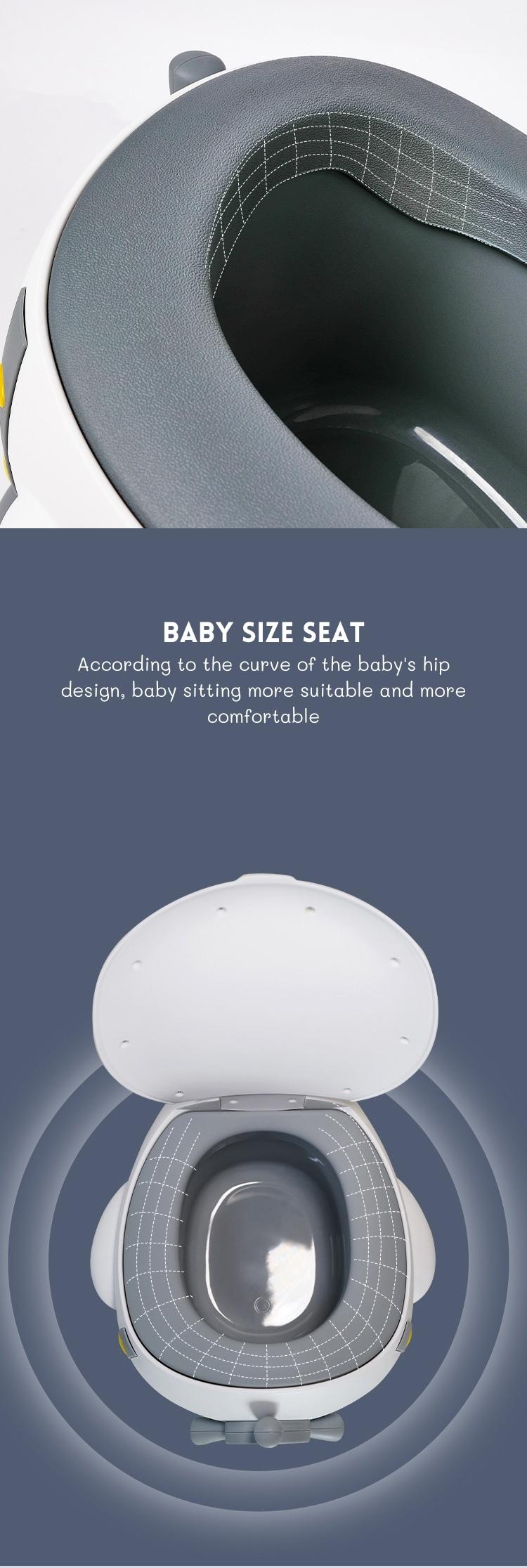 Customized Airplane Cartoon Baby Training Potty with EN71 Test Certificate