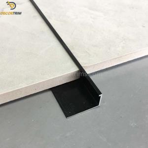 Wholesale Anodized Matt Black Aluminium Tile Trim Straight Edge Recycled Reusable from china suppliers
