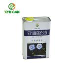 Food Grade Round Olive Oil Tin Can / Recyclable Tin Food Containers
