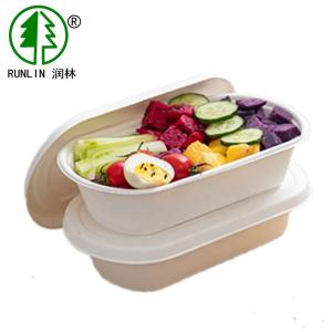 Wholesale 700ml Sustainable Biodegradable Bagasse Food Containers Box With Lid from china suppliers
