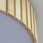 Handmade Bamboo Ceiling Lights. round D48cm Living room Bedroom Art Deco