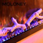 2000mm 79inch Digital LED Electric Fireplace Temperature Control Remote Control