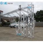 Junction Way 1m Aluminium Black Color Truss Lighting Truss with 20*2mm Diameter