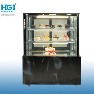 Wholesale ODM SASO Cake Display Showcase Glass Cabinet 260L from china suppliers