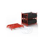 Steel Pallet Truck Tire Storage Rack Stacking Customized Powder Coating