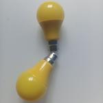 No flickering Yellow Cover Bulb with E27, B22, or E26 lamp base, PF>0.90, Anti