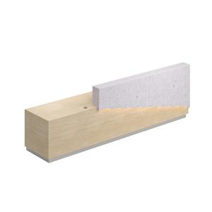 Wholesale Customizable Logo And Light Strip Office Building Reception Desks from china suppliers