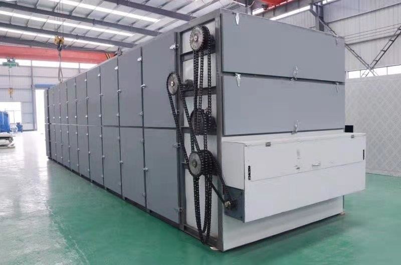 Grass Vegetable Mesh Belt Dryer Machine Hot Air Drying 58kw